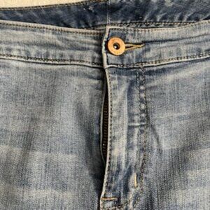 Torrid size 22 Follow your heart jeans straight leg embroidered
